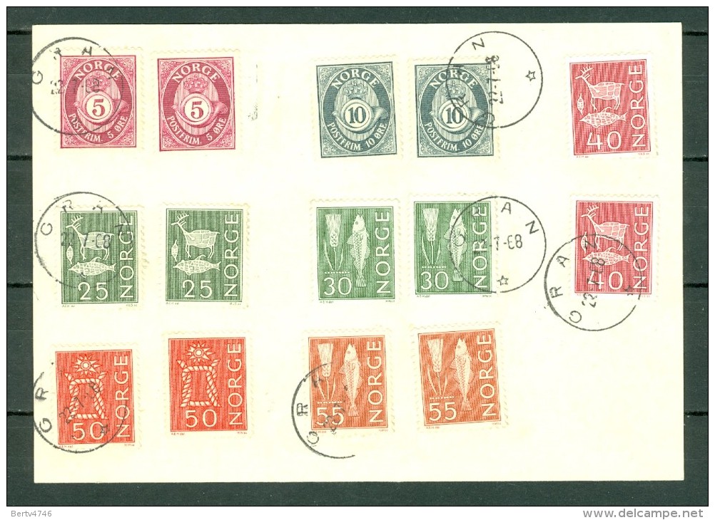 Norge 1968 Briefkaart (o) Used ( 2 Scans ) - Entiers Postaux