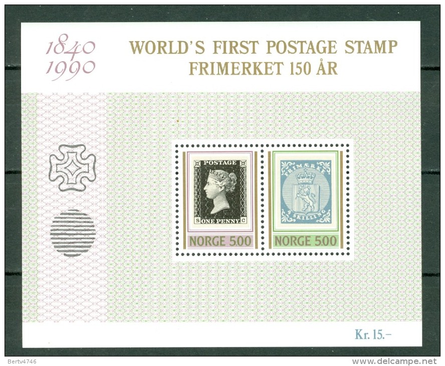 Norge 1990  Bl 13**  Yv 1001/02** ,  Mi 1044/45** - Blocs-feuillets