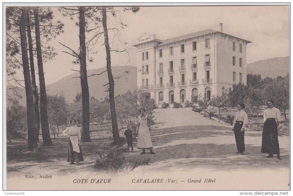 83 - Cavalaire - Grand Hôtel - Editeur: André - Cavalaire-sur-Mer