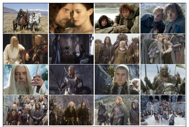 16 Postcards Of Lord Of The Rings Film Moive Magic Legend  , Postkarte Carte Postal - Affiches Sur Carte