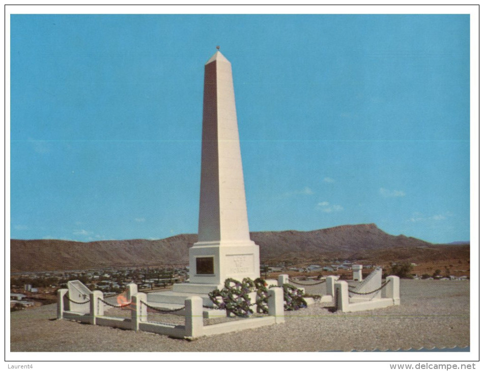 (525) Australia - NT - Alice Springs War Memorial - Alice Springs