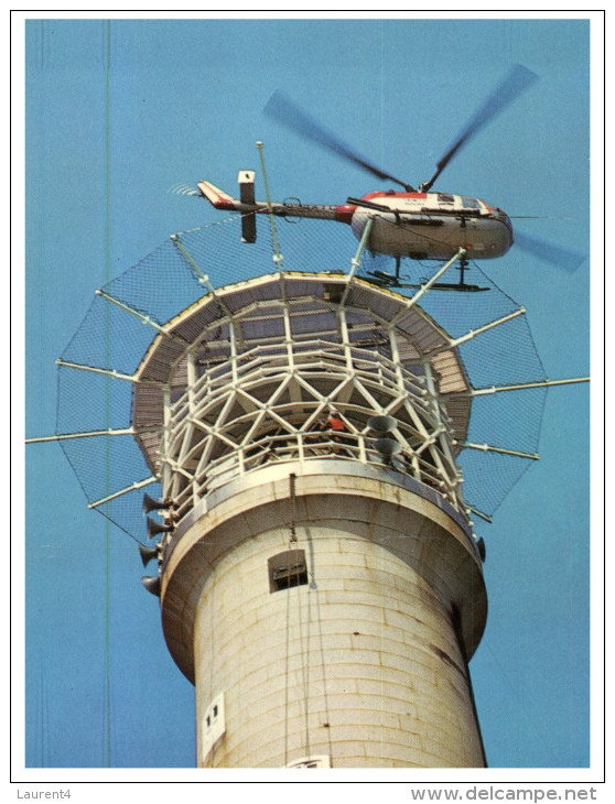 (345) Helicopter At Lighthouse - Phare Et Helicoptère - Hubschrauber