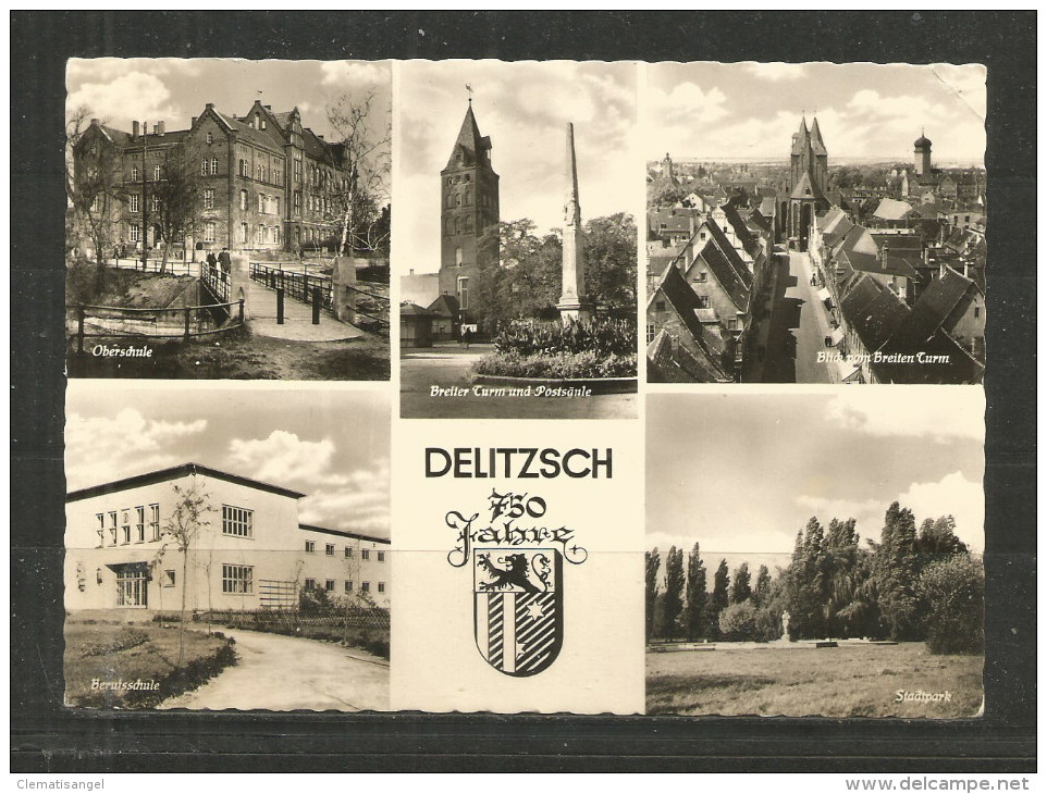 72 * DELITZSCH * 750 JAHRE * IN 5 ANSICHTEN * 1958 **!! - Delitzsch