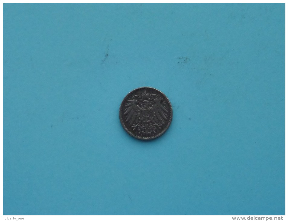 1921 A - 5 Pfennig / KM 19 ( Uncleaned Coin / For Grade, Please See Photo ) !! - 5 Pfennig