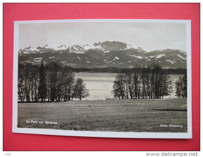 Starnbergersee Mit Gebirge:Im Park Von Bernried - Starnberg