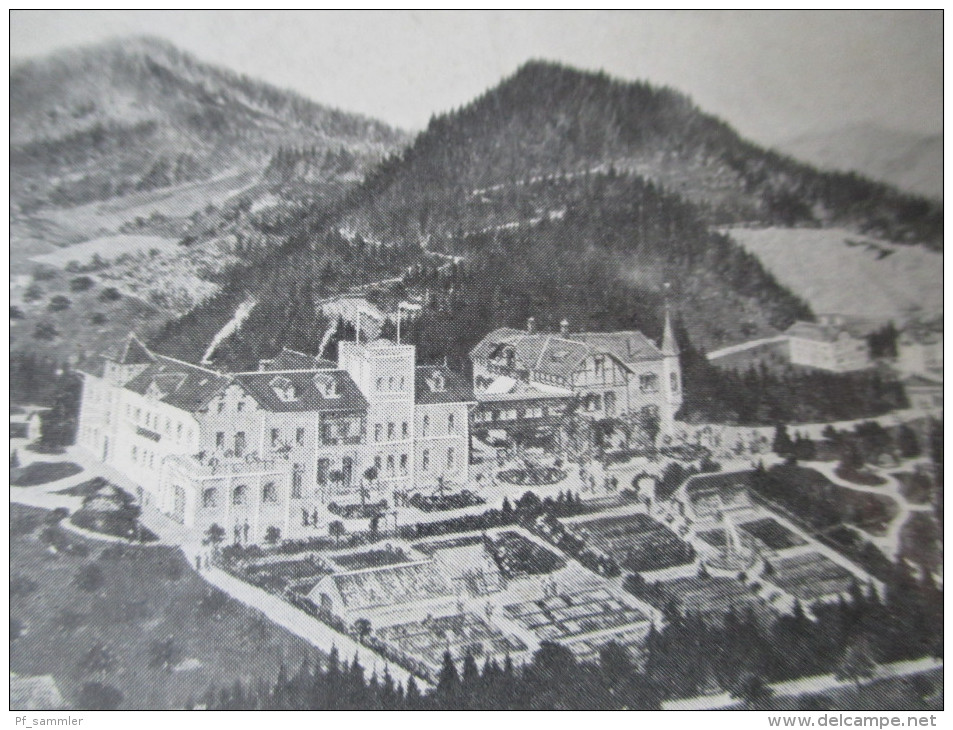 AK Österreich Ca. 1910er Jahre! Schweizerhof Privat-Heilanstalt Und Pension. Panorama. Sanatorium?! Seltene Karte!! - Hotels & Restaurants