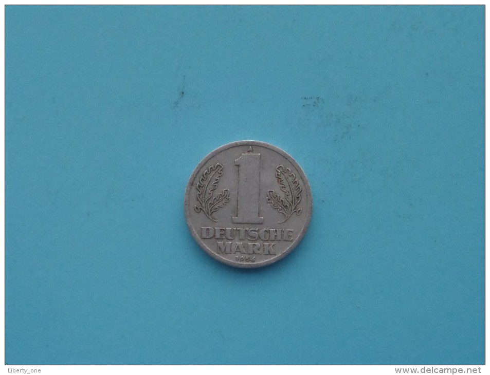 1956 A - 1 Mark / KM 13 ( Uncleaned Coin / For Grade, Please See Photo ) !! - 1 Mark