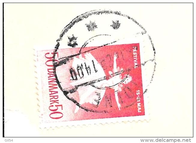 Yvert N° 441  Oblitéré  Tolne En 1965 Au Dos D'une Carte Postale Pour La France - Hag114 - Lettres & Documents