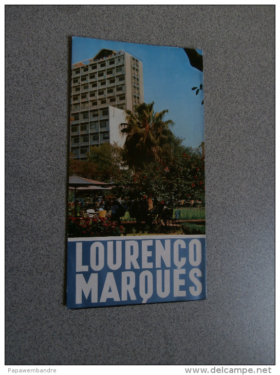 Old Tourist Leaflet Lourenço Marques (Moçambique) - Folder - Dépliant - Dépliants Touristiques