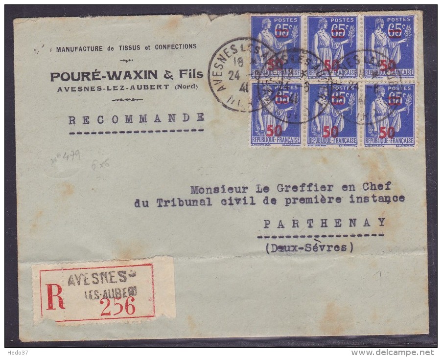 France Type Paix Sur Lettre - 1932-39 Paix