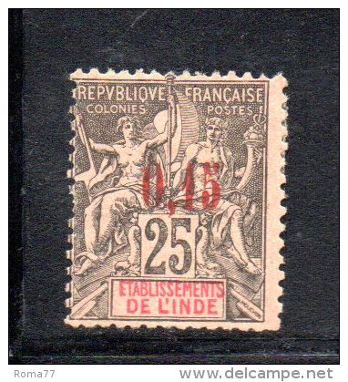 GF88 - INDIA , Yvert N. 22  * Mint. Punto Di Trasparenza - Nuovi