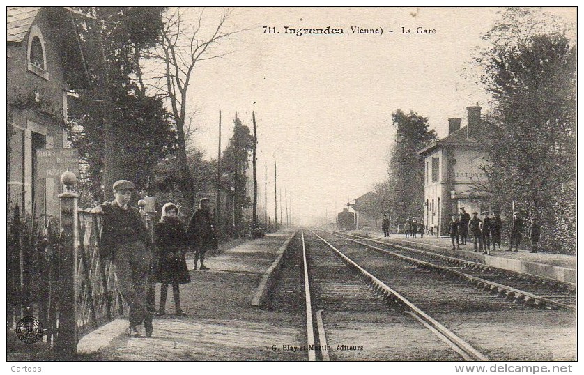 86  INGRANDES  La Gare - Ingrandes