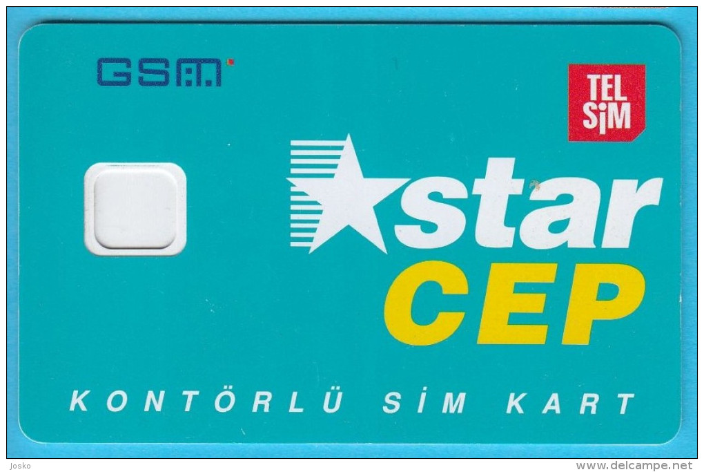 STAR CEP   ...  Turkey Old GSM SIM Card - Téléphones