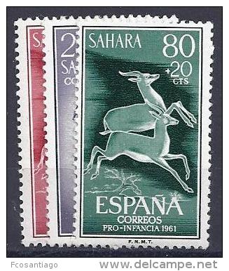 ESPAÑA/SAHARA 1961 - Edifil #190/92 - MNH ** - Sahara Español