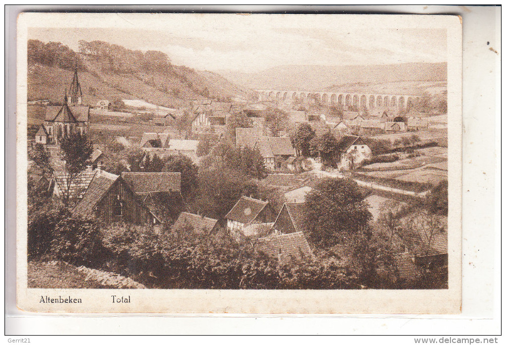 4791 ALTENBEKEN, Panorama, 1926 - Altenbeken