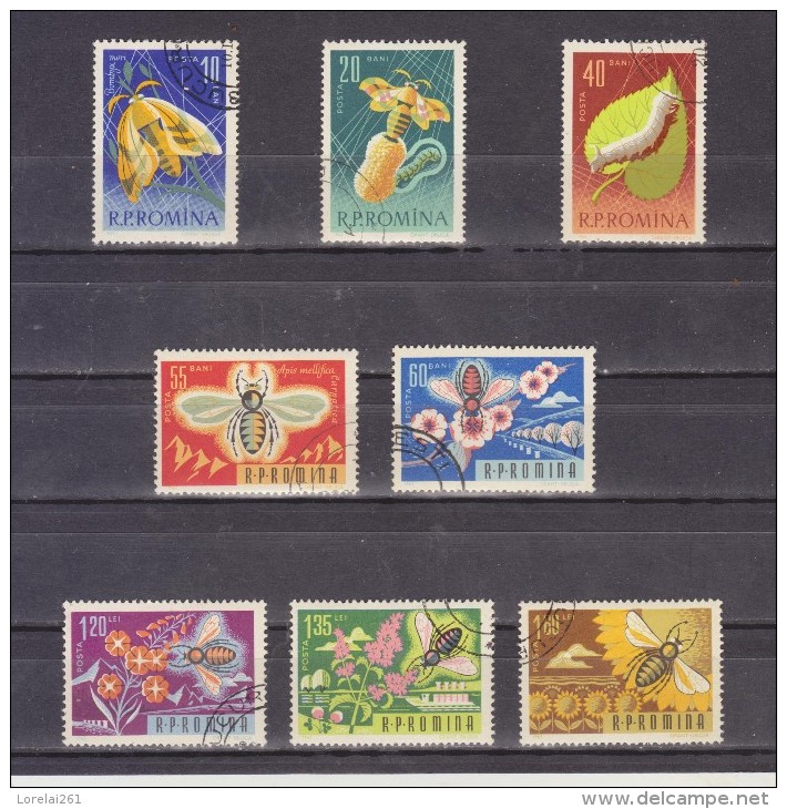 1963 -  INSECTES  YV No 1944/1951 Et Mi No 2214/2221 - Gebraucht