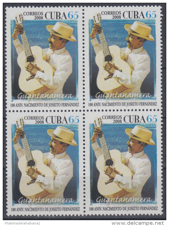 2008.16 CUBA BLOCK4 2008. SINGER JOSEITO FERNANDEZ. CANTANTE. - Unused Stamps