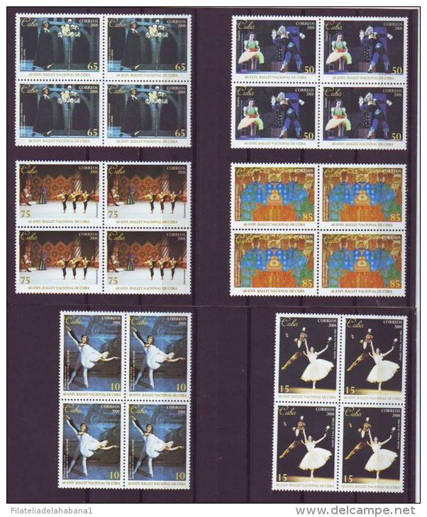 2008.18 CUBA BLOCK 2008 BALLET ALICIA ALONSO. DANZA, DANCE. - Unused Stamps