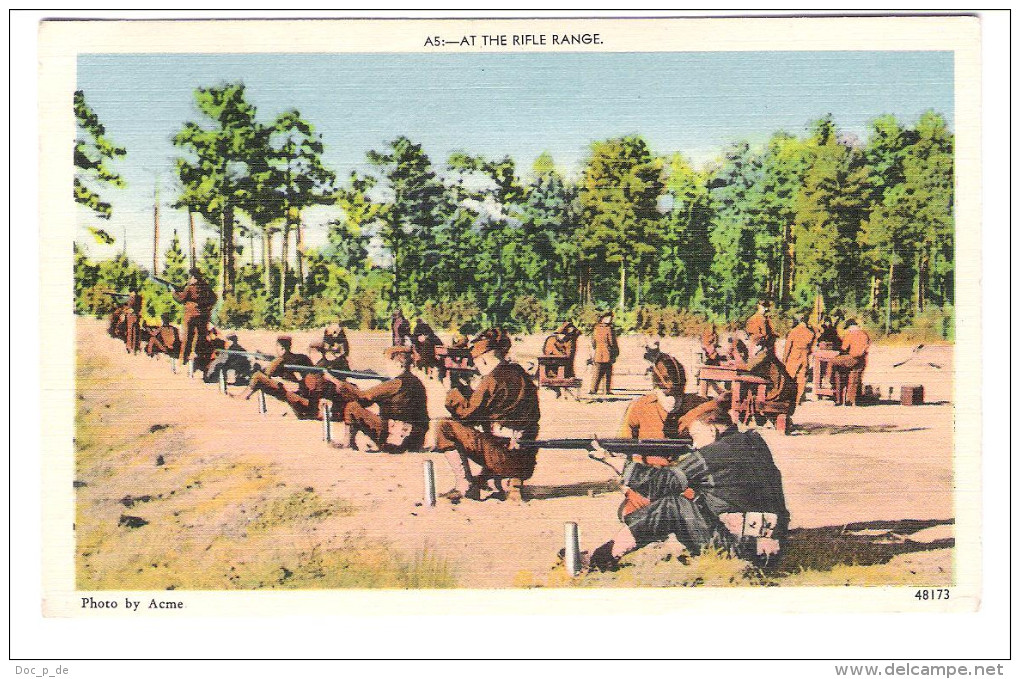 USA - SC - South Carolina - The Rifle Range - Old Card - Parris Island