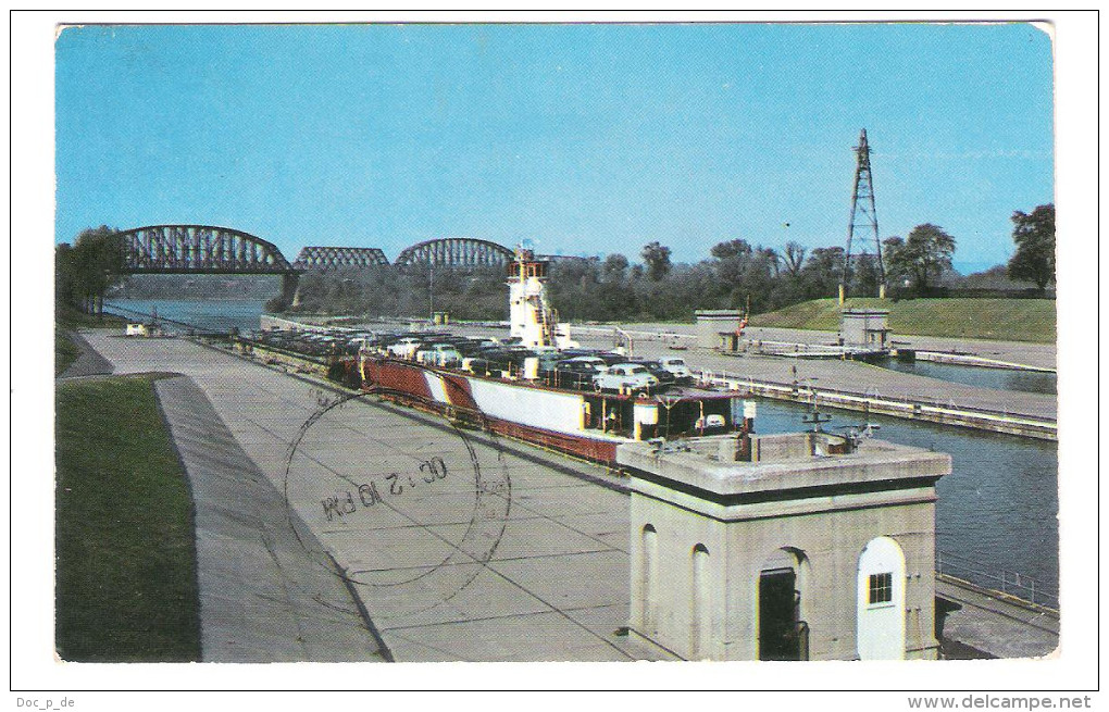 USA - KY - Kentucky - Louisville - Diesel Barge Transporting Cars At The Ohio River Dam - Autofähre - Ferry Nice Stamps - Louisville