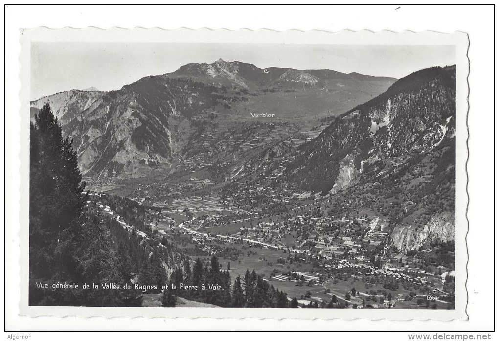 LV1910 -  Vue Générale De La Vallée De Bagnes Et La Pierre à Voir - Bagnes