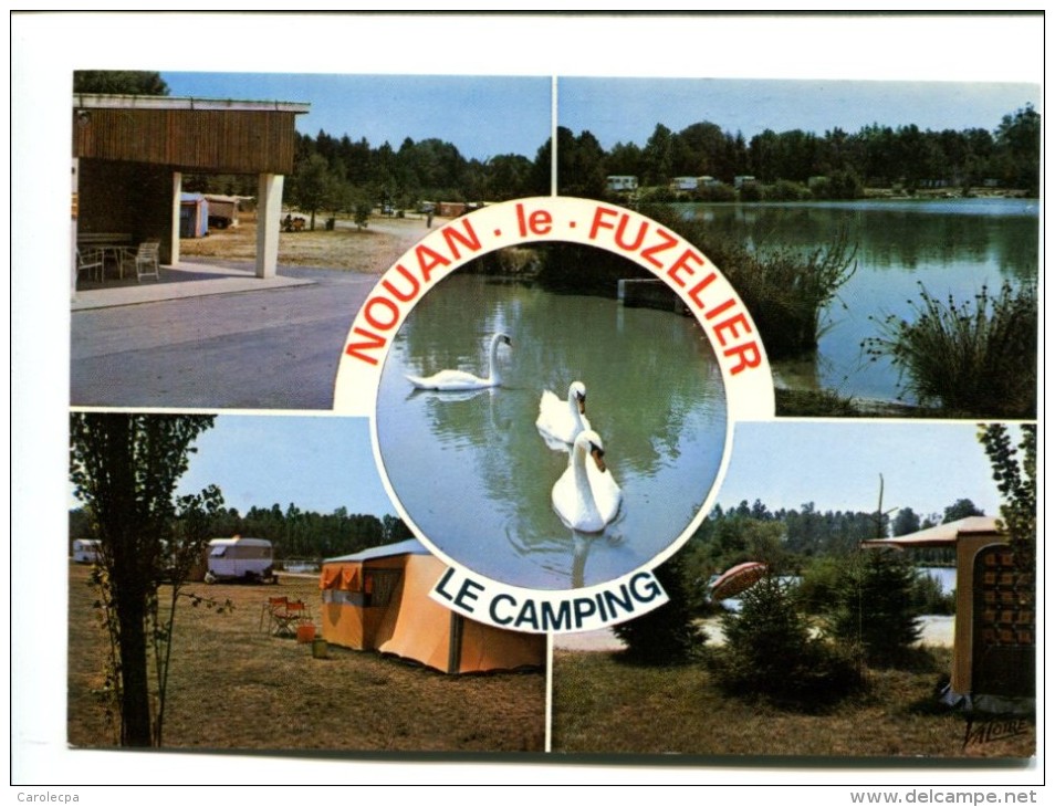 CP- - NOUAN LE FUZELIER (41) Le Camping - Autres & Non Classés