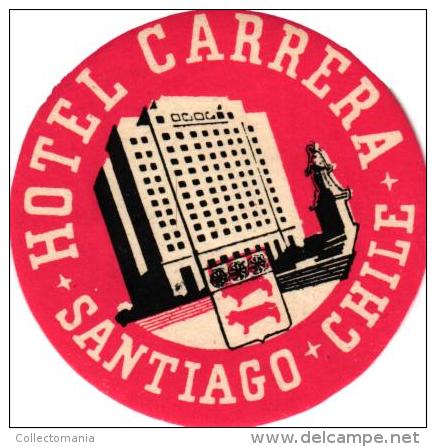 18 HOTEL Labels CHILE CHILI Santiago de Chile Arica VINA del Mar Valdivia Antofagasta Puerto Montt