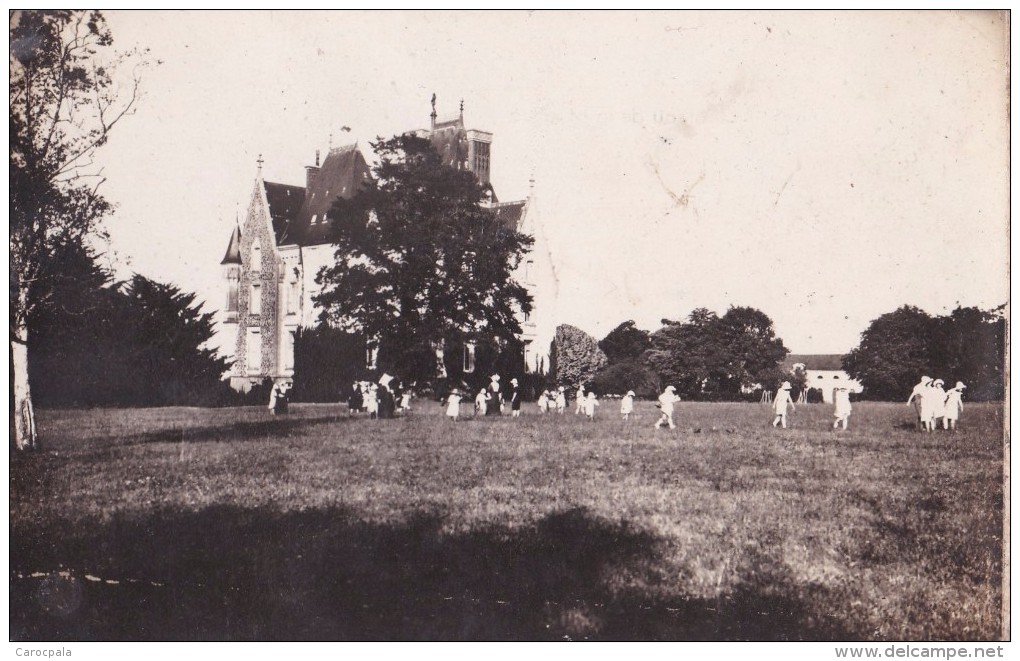 Carte Photo 1940 CHANTONNAY /CHATEAU DE LA MOUHEE - Chantonnay