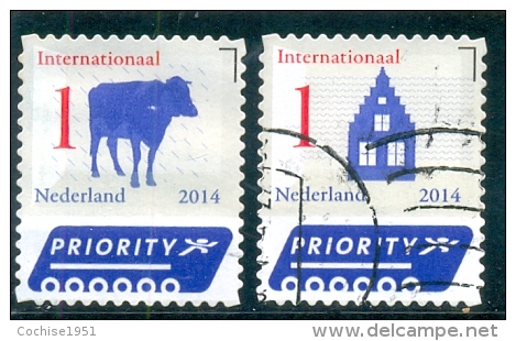 2014 PAYS - BAS Y &amp; T N° 3132 - 3133   ( O ) 1 International - Oblitérés