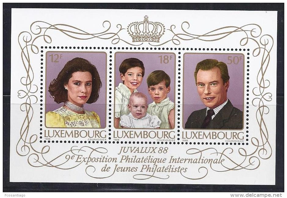 FAMILIAS REALES- LUXEMBURGO 1988- Yvert#H15**  Precio Cat&euro;9 - Familias Reales