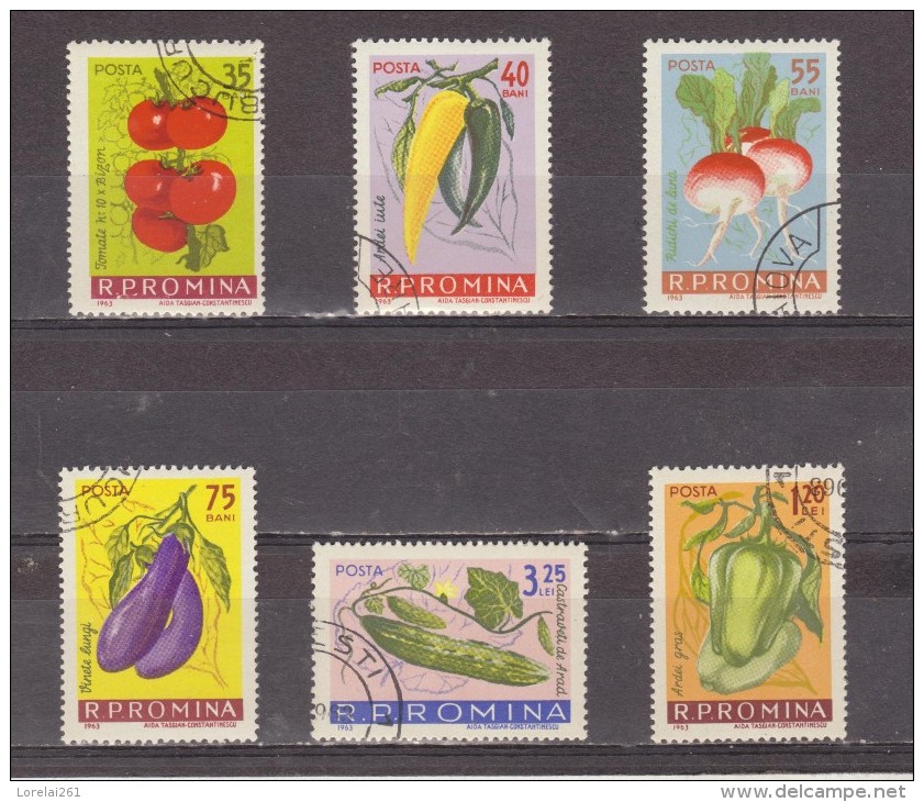 1963,  Culture Des Primeurs, YV No 1902/1907 Et MI No 2131/2136 - Gebraucht