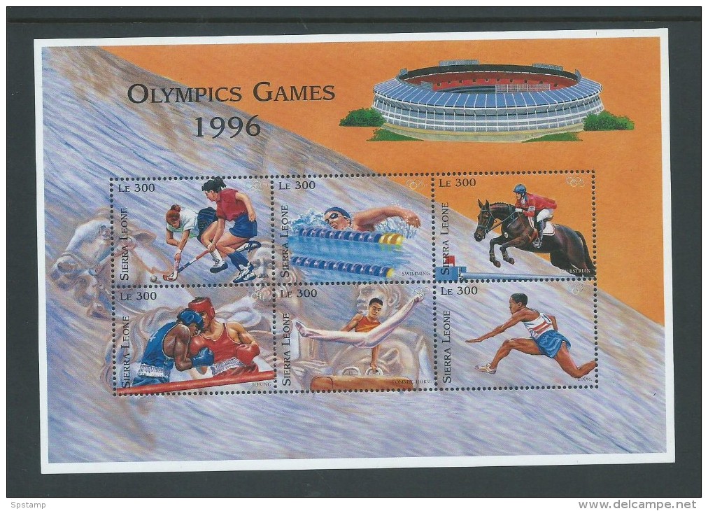 Sierra Leone 1996 Olympic Games Miniature Sheet MNH - Sierra Leone (1961-...)