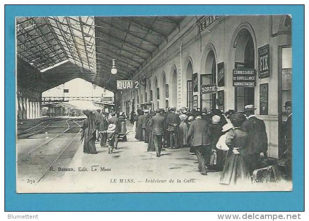 CPA 372 - Chemin De Fer Intérieur De La Gare LE MANS 72 - Le Mans