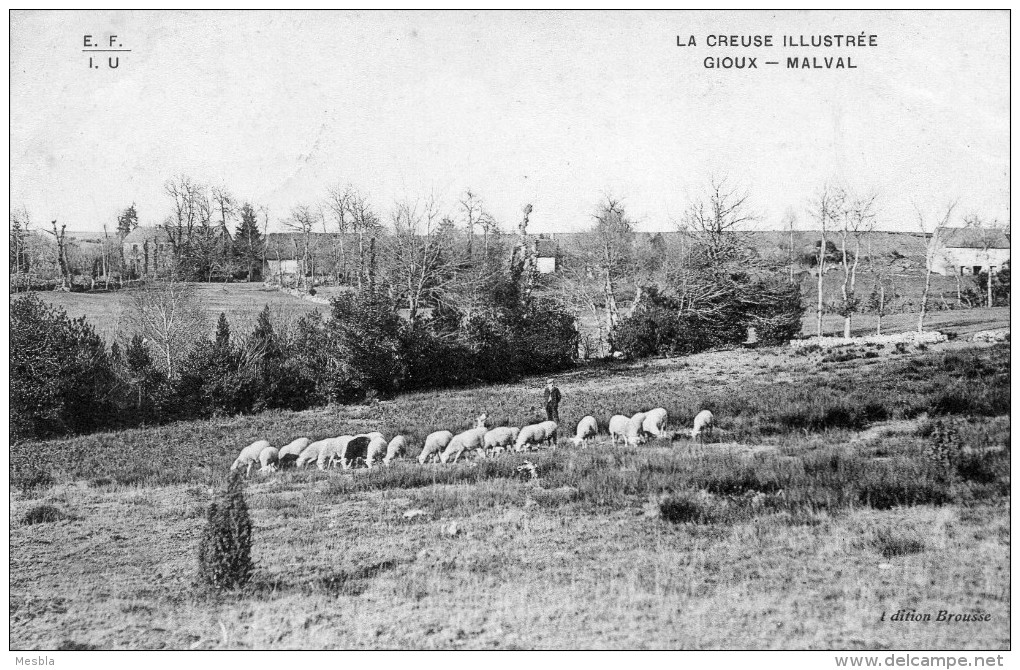 CPA  -   La Creuse Illustrée -   GIOUX -  MALVAL   (23) - Autres & Non Classés