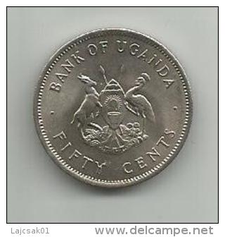Uganda 50 Cents 1966. - Uganda