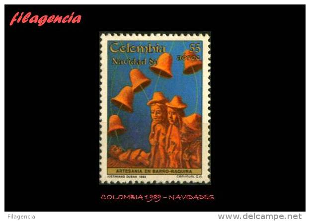 AMERICA. COLOMBIA MINT. 1989 NAVIDADES - Colombia