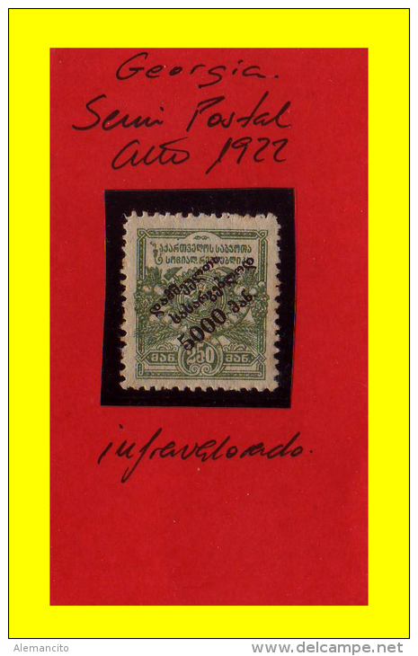 GEORGIA SEMI POSTAL  SELLO AÑO 1922 - Géorgie