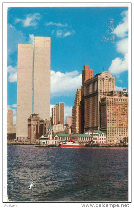 FRA CARTOLINA POST CARD STATI UNITI D’AMERICA U.S.A. UNITED STATES OF AMERICA NEW YORK CITY – WORLD TRADE CENTER VIAGGIA - World Trade Center