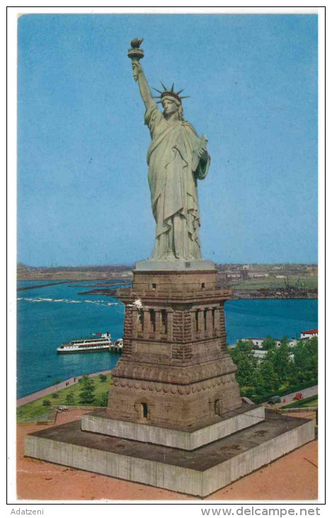 FRA CARTOLINA POST CARD STATI UNITI D’AMERICA U.S.A. UNITED STATES OF AMERICA NEW YORK CITY – STATUE OF LIBERTY  VIAGGIA - Statue Of Liberty