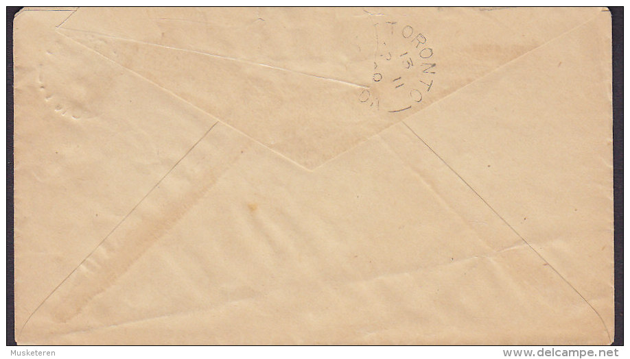 Canada RENNIE´s SEEDS CRESSWELL Ontario 1900 Cover Lettre WILLIAM RENNIE Toronto Canada 2 C. Victoria Stamp (2 Scans) - Lettres & Documents