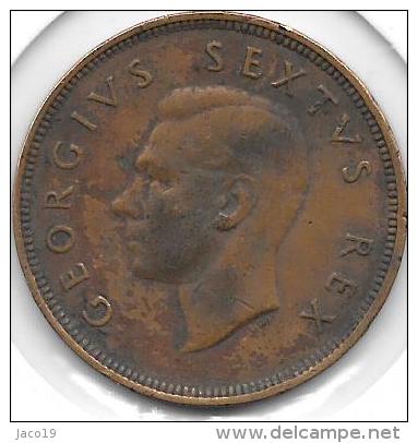 1 Penny Bronze 1950   Qualité++++++++++  Clas D 56 - Afrique Du Sud