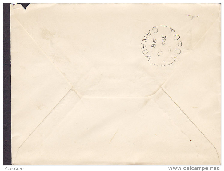 Canada FENELON FALLS Ontario 1899 Cover Lettre TORONTO Ontario 3c. Victoria Stamp (2 Scans) - Covers & Documents