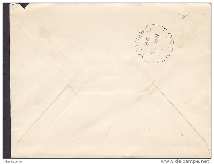 Canada FENELON FALLS Ontario 1899 Cover Lettre TORONTO Ontario 3c. Victoria Stamp (2 Scans) - Storia Postale