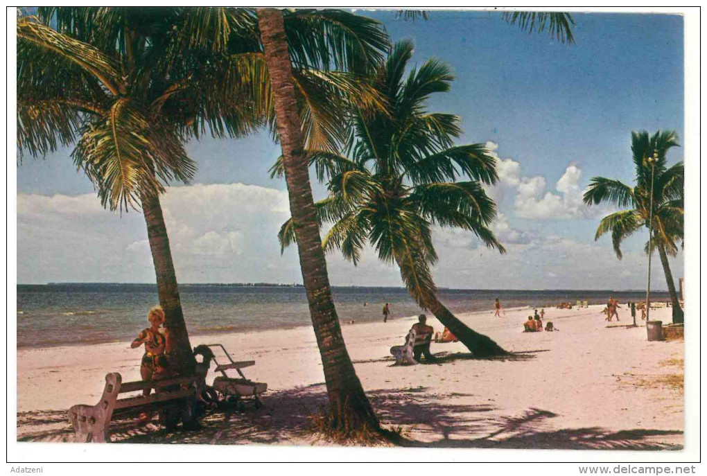 FRA CARTOLINA POST CARD STATI UNITI D’AMERICA U.S.A. UNITED STATES OF AMERICA FORT MYERS BEACH, FLORIDA VIAGGIATA 1973 V - Fort Myers