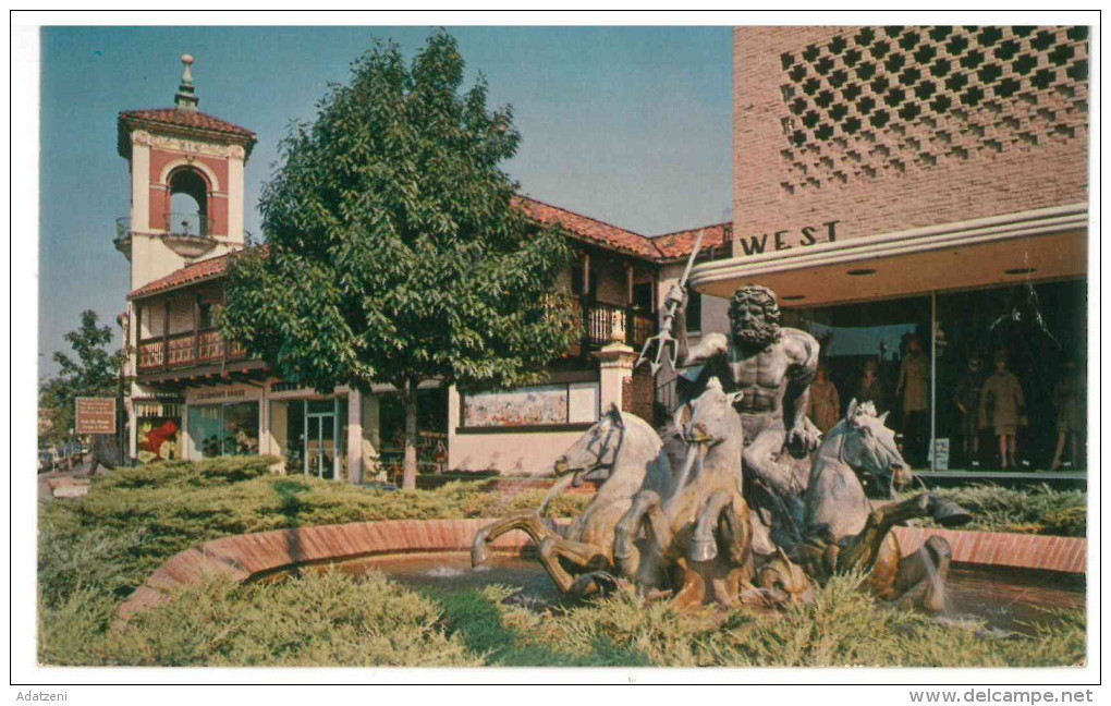 FRA CARTOLINA POST CARD STATI UNITI D’AMERICA U.S.A. UNITED STATES OF AMERICA KANSAS CITY, MISSOURI – NEPTUNE FOUNTAIN, - Kansas City – Missouri