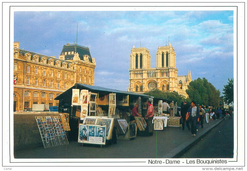 CPM - 75 - PARIS - Notre-Dame - Les Bouquinistes - Straßenhandel Und Kleingewerbe