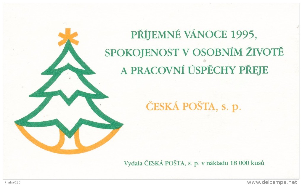 Czech Rep. / Stamps Booklet (1995) 0099 ZS 1 Christmas 1995 (J3784) - Unused Stamps