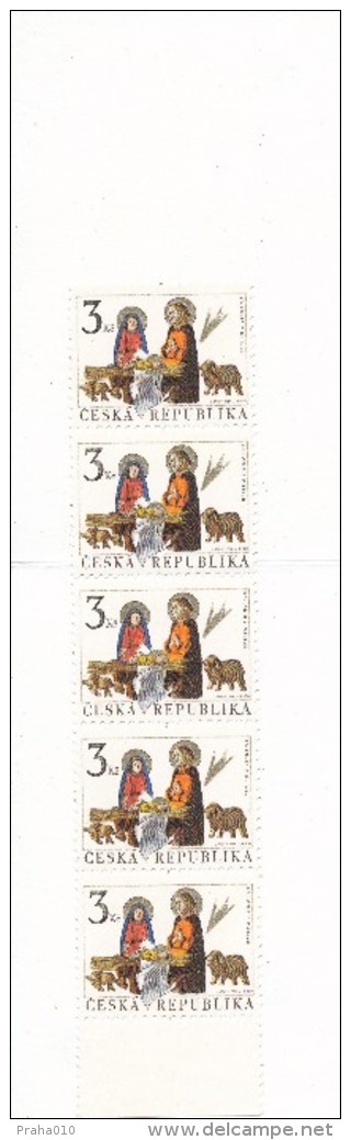 Czech Rep. / Stamps Booklet (1996) 0132 ZS 1 Christmas 1996 (J3844) - Unused Stamps