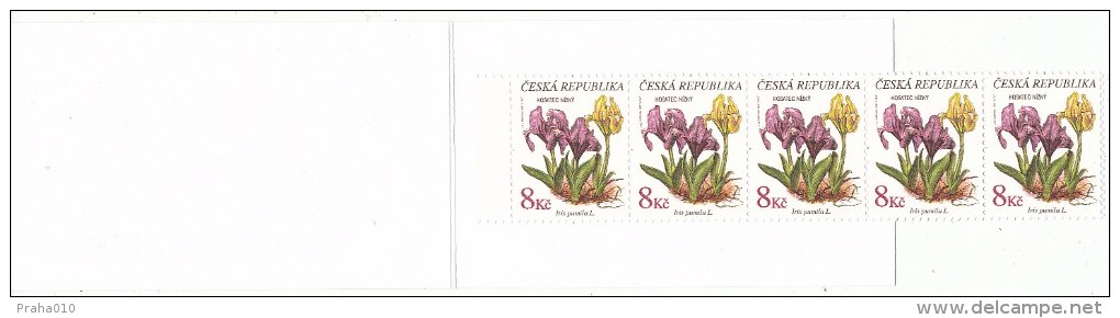 Czech Rep. / Stamps Booklet (1997) 0134-0137 ZS 1 (4 Pcs.) Protected Flora (J3829) - Unused Stamps
