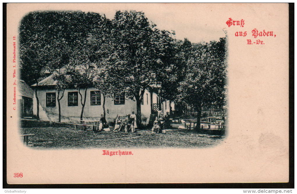 DB5501 - BADEN - NIEDER OSTERREICH - JÄGERHAUS - Autres & Non Classés